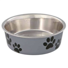   Trixie Stainless Steel Bowl | Fémtál műanyag borítással - 0,3 L