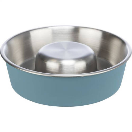 Trixie Slow Feeding Stainless Steel Bowl | Evéslassító tál - 1 L