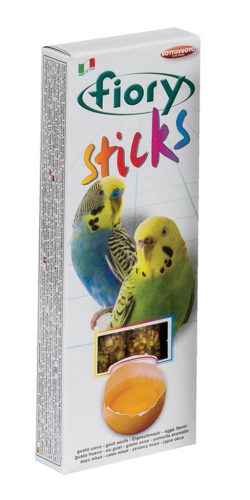 Fiory | Sticks for Budgies eggs flavor | Rudak (2 db) törpepapagájnak, tojás ízesítéssel - 60 g