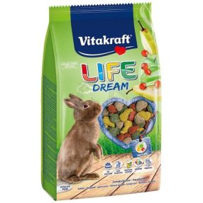   Vitakraft Life Dream Rabbit |Teljesértékű nyúleledel - 600 g