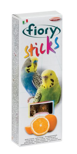 Fiory | Sticks for Budgies orange flavor | Rudak (2 db) törpepapagájnak, narancs ízesítéssel - 60 g