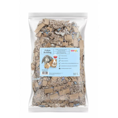 Comfy Flakes Bedding | Antiallergén pamut alom rágcsálók részére – 10 L
