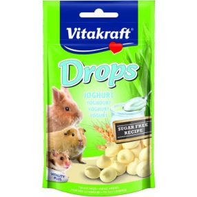    Vitakraft Drops | Jutalomfalat rágcsálóknak | Joghurtos - 75 g