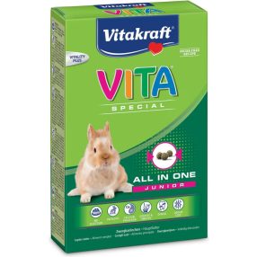   Vitakraft Vita Special Junior | Teljes értékű eledel könnyen emészthető fiatal nyulak számára – 600 g