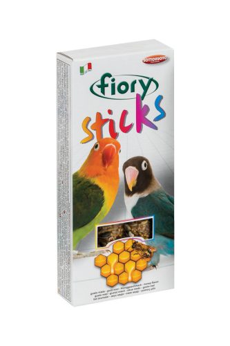 Fiory | Sticks for Parakeets honey flavor | Rudak (2 db) papagájoknak, méz ízesítéssel - 60 g