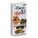 Fiory | Sticks for Hay peanuts and hazelnuts flavor | Rudak (2db) hörcsögöknek, mogyoró ízesítéssel - 100 g