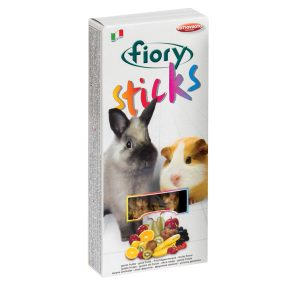   Fiory | Sticks for Dwarf Rabbits fruits flavor | Rudak (2 db) nyúlaknak, gyümölcs ízesítéssel - 100 g