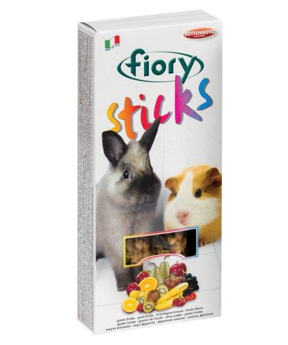 Fiory | Sticks for Dwarf Rabbits fruits flavor | Rudak (2 db) nyúlaknak, gyümölcs ízesítéssel - 100 g