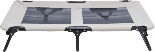 Trixie Dog Lounger | Szögletes fekhely (szürke/fekete) kutyák részére - 79x19x50 cm