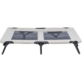   Trixie Dog Lounger | Szögletes fekhely (szürke/fekete) kutyák részére - 99x19x60 cm