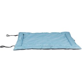   Trixie Travel Blanket Samoa Classic | Utazótakaró (szürke/kék) kutyák részére - 120x80 cm