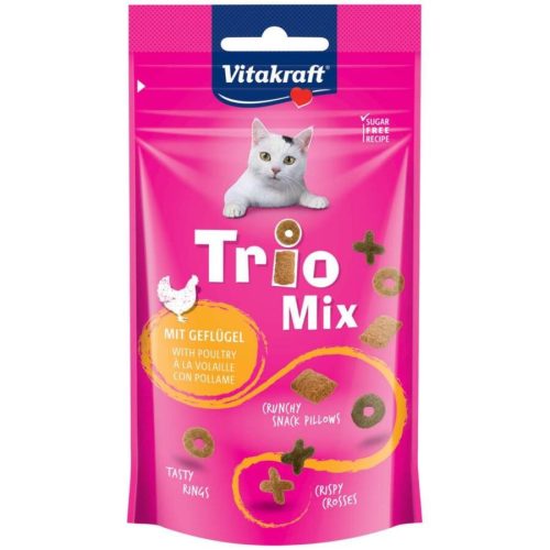 Vitakraft | Trio Mix | Jutalomfalat | Baromfi - 60 g