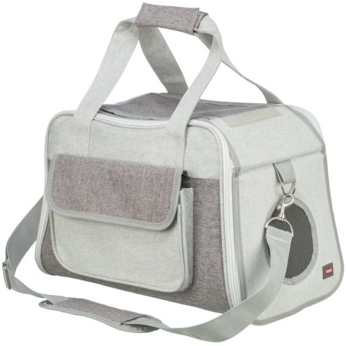 Trixie | Bag Libby - hordozó táska szürke színben kutyák és macskák részére - 25x27x42cm