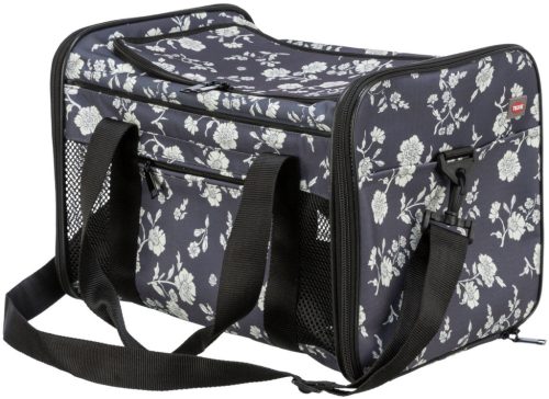 Trixie | Bag Adrina - hordozó táska fekete színben kutyák és macskák részére - 26x27x42cm