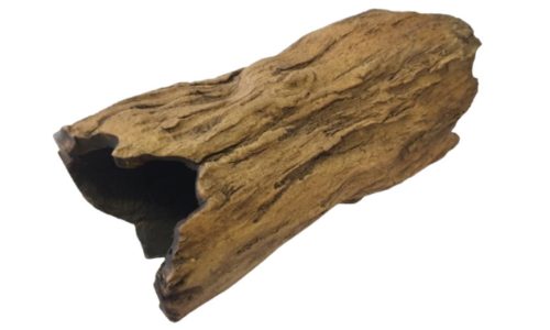 Érdes kerámia fatörzs nyitott, dekoráció XL - 9x19,5 cm