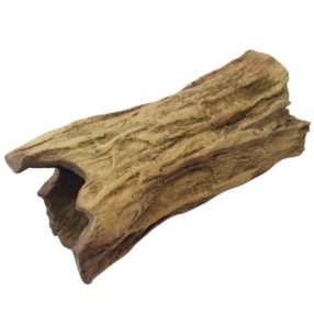 Érdes tetős fatuskó, kerámia dekoráció L - 6x7,5 cm