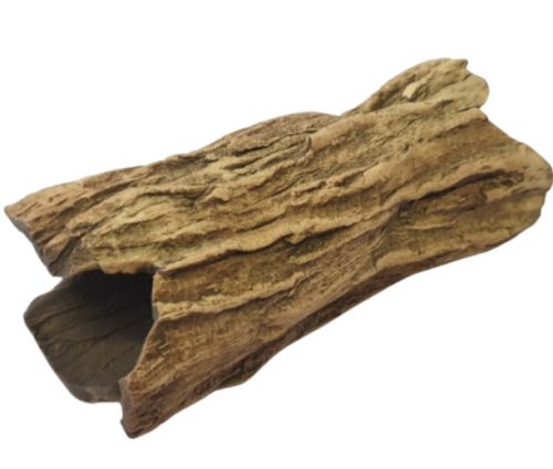 Érdes kerámia tetős fatuskó XL - 9x9 cm