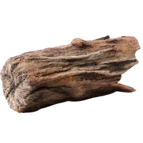 Érdes kerámia fatörzs dekoráció, egy oldalon zárt - XL