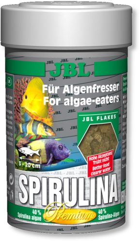 JBL | Spirulina | Lemezes díszhaltáp | Algaevők számára - 40 g/250 ml