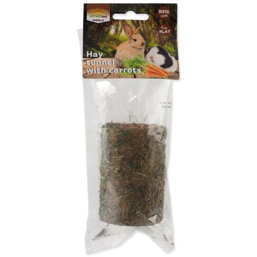 Nature Land NIBBLE | Szána alagút rágcsálóknak | Répás - 125 g