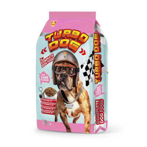 Turbo Dog | Adult bárányos száraztáp - Felnőtt kutyák részére - 10kg