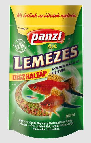 Panzi | Lemezes | Díszhaltáp | Talpastasakos - 400 ml