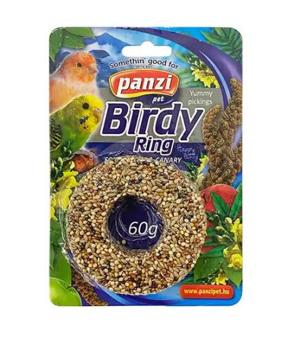 Panzi | Birdy Ring - kiegészítő eleség (mézeskarika) hullámos papagájok és kanárik részére - 60g