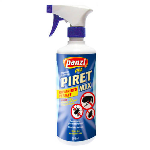 Panzi Piret Mix | Nagy kiszerelésű rovarirtó permet külső paraziták ellen kutyák részére – 500 ml
