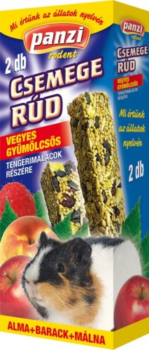 Panzi | Csemege rúd tengerimalacok részére | Vegyes gyülölcsös - 2 db 