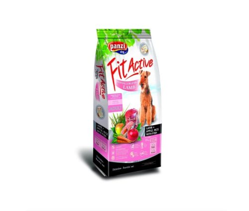 Panzi | FitActive Hypoallergenic | Ételallergiás felnőtt kutyáknak | Száraztáp | Bárány, rizs és alma - 15 kg