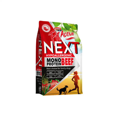 FitActiveNEXT |  Hypoallergenic MONO BEEF with cranberries (Marha-vörösáfonyával) - 3kg