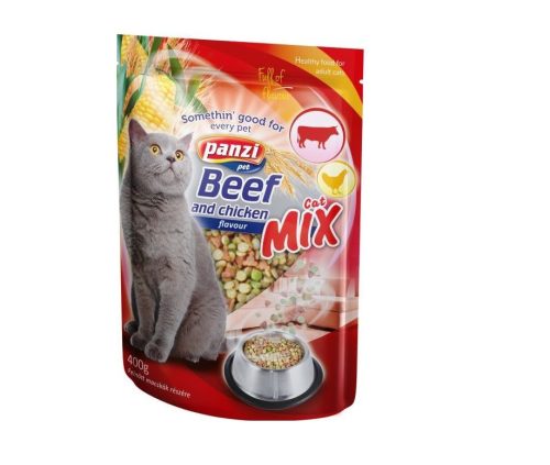 Panzi | Cat-Mix | Felnőtt macskáknak | Száraztáp | Marha - 400 g