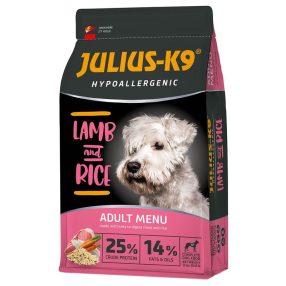   Julius K-9 | Hypoallergenic | Száraztáp | Felnőtt kutyáknak | Bárány, rizs - 3 kg