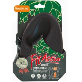   FitActive Retractable Dog Leash | Automata szalagos póráz - S