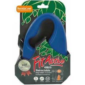   FitActive Retractable Dog Leash | Automata szalagos póráz - M