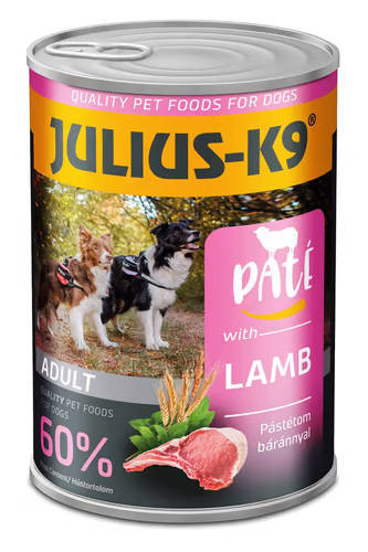 Julius K-9 | Felnőtt kutyáknak | Konzerv | Bárány pástétom - 400 g