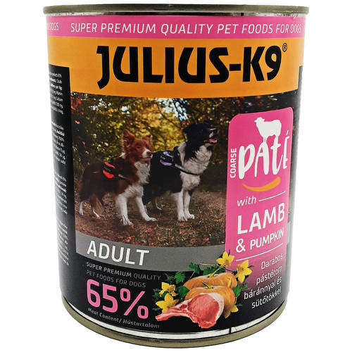 Julius K-9 | Felnőtt kutyáknak | Konzerv | Bárány pástétom - 800 g