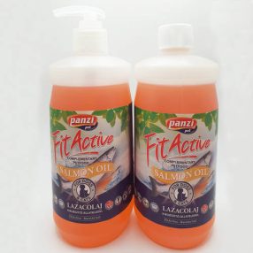   FitActive Salmon Oil | Lazacolaj kiegészítő eledel kutyák és macskák számára – 500 ml