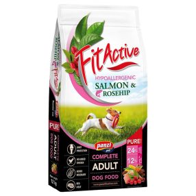   Panzi | FitActive | PURE Hypoallergenic | Felnőtt kutyáknak | Száraztáp | Lazac és csipkebogyó - 3 kg