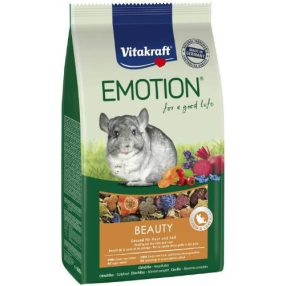   Vitakraft Emotion Beauty | Teljes értékű eledel csincsilláknak – 600 g