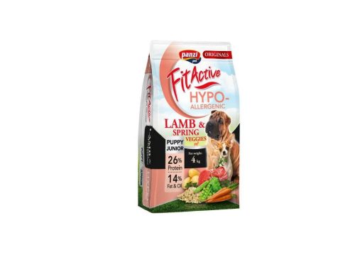 Panzi | Originals Hypoallergenic | Kölyök és növendék kutyáknak | Száraztáp | Bárány és tavaszi zöldségek - 4 kg