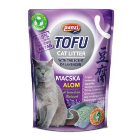   Panzi Tofu | Nyövényi alapú, levendula illatú macskaalom - 2,5 Kg