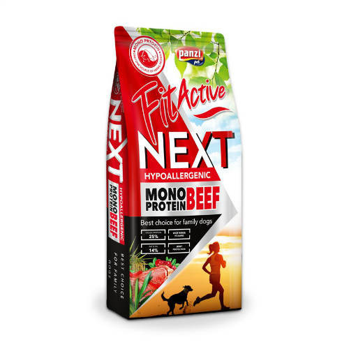 FitActiveNEXT |  Hypoallergenic MONO BEEF with cranberries (Marha-vörösáfonyával) - 15kg