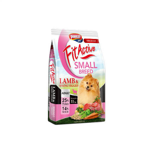 FitActive ORIGINALS Small Breed - ADULT HYPOALLERGENIC - Lamb&Spring Veggies - 11kg
