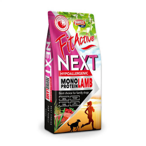 FitActiveNEXT | Hypoallergenic MONO Lamb with cranberries - Bárány-vörösáfonyával - 15kg 