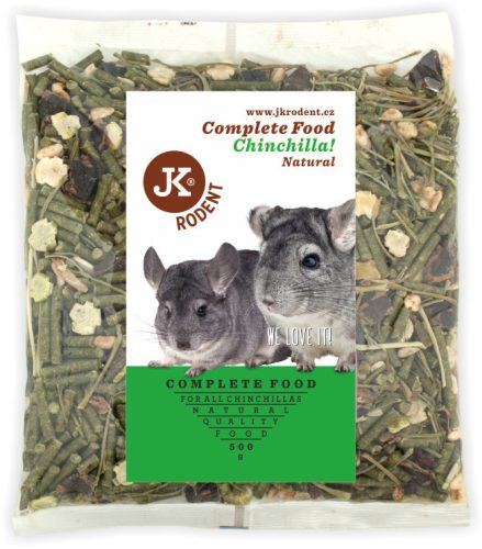 JK Standard Plus | Teljes értékű csincsilla eledel - 1 kg