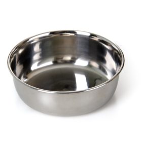   JK Rozsdamentes tál etető/itató tál rágcsálóknak - 8 cm