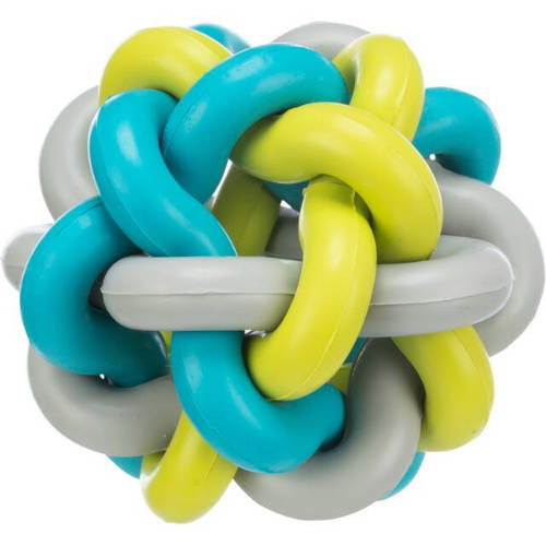 Trixie Knotted Ball | Natúr gumi játék (labda) kutyák részére - 10 cm