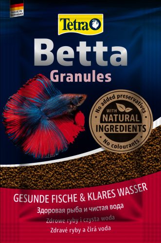 Tetra Betta Granules | Prémium szemcsés eleség sziámi harcoshalak számára – 5 g (tasakos kiszerelés)