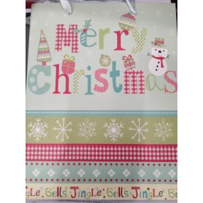 Ajándéktasak | Merry Christmas - 18x23cm